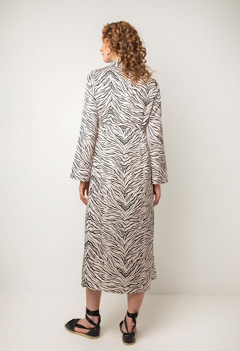 Zebra print camisole dress