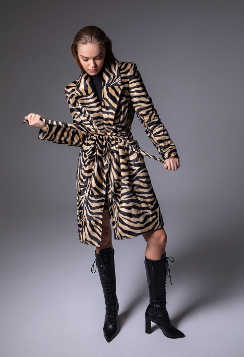 Zebra coat