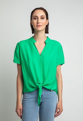 Top with front fastening