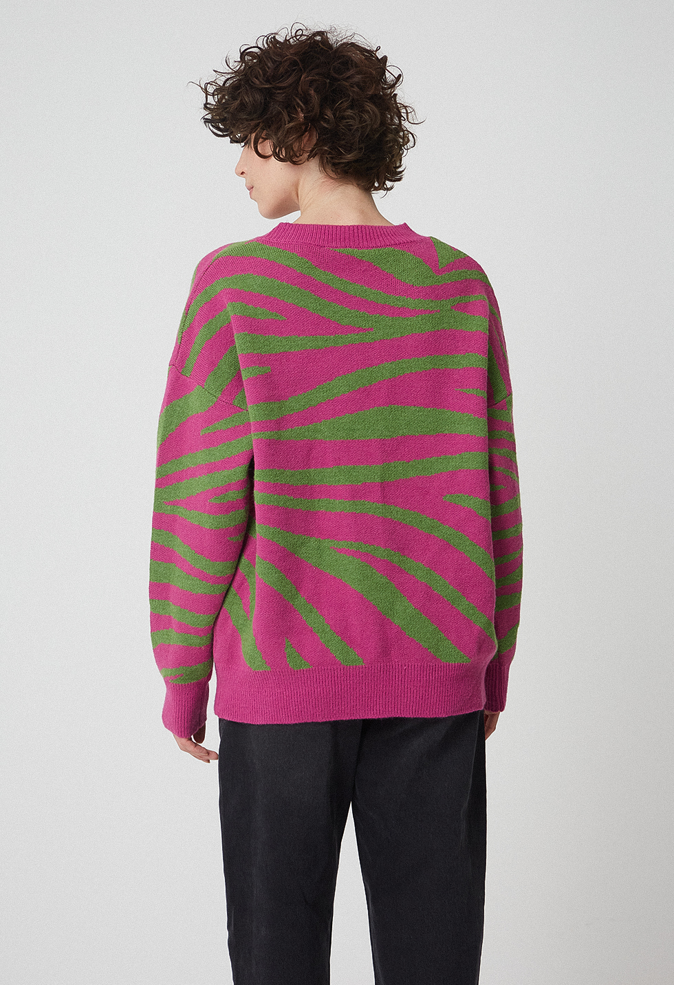 Animal print sweater