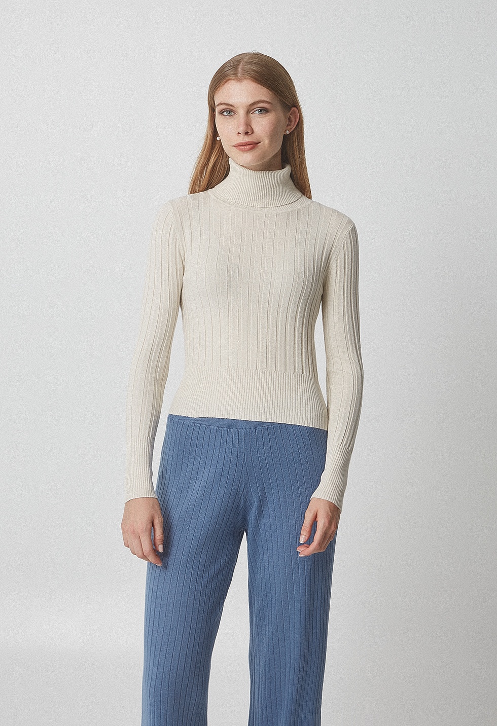 Rip-knit sweater