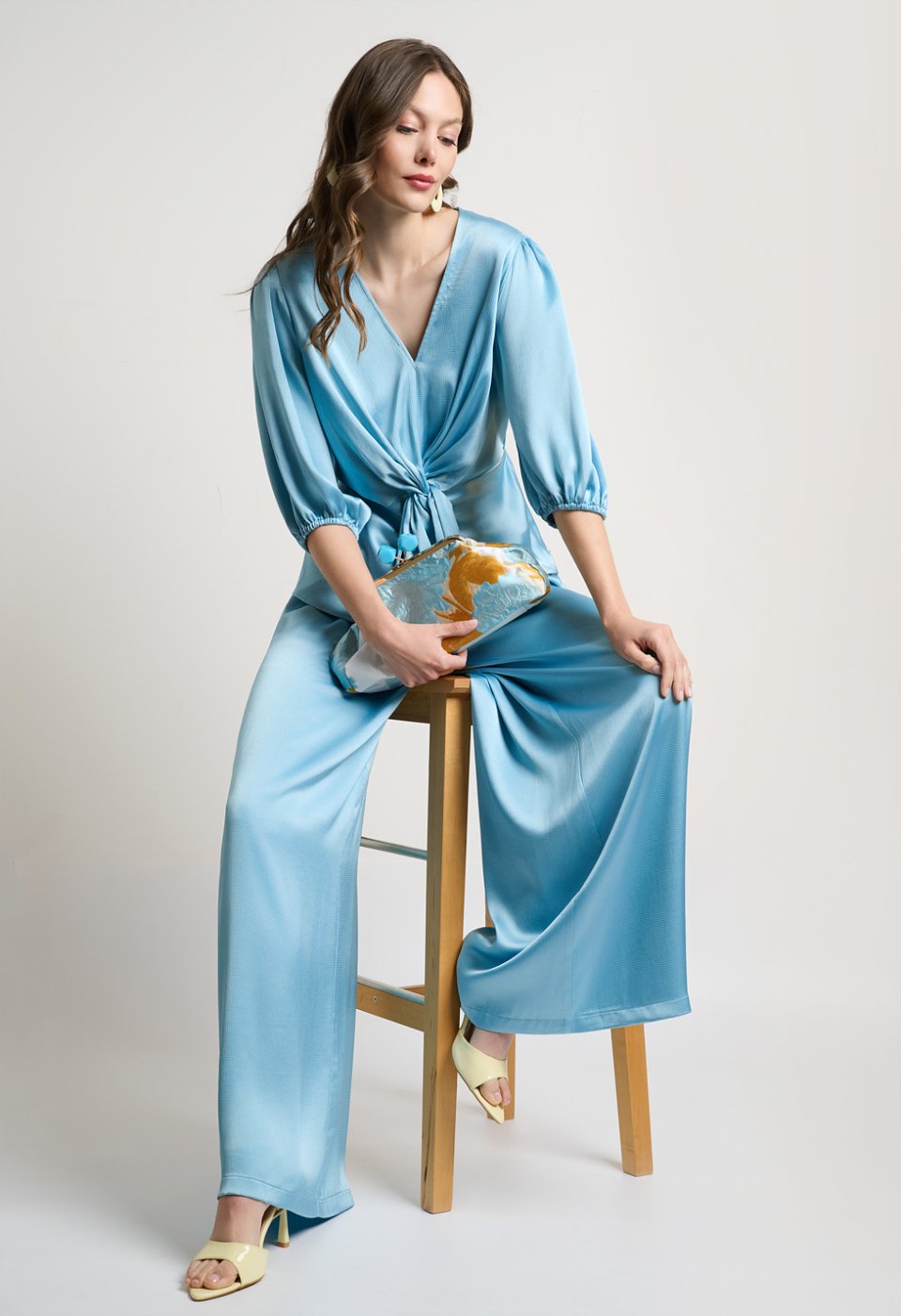 Satin pants