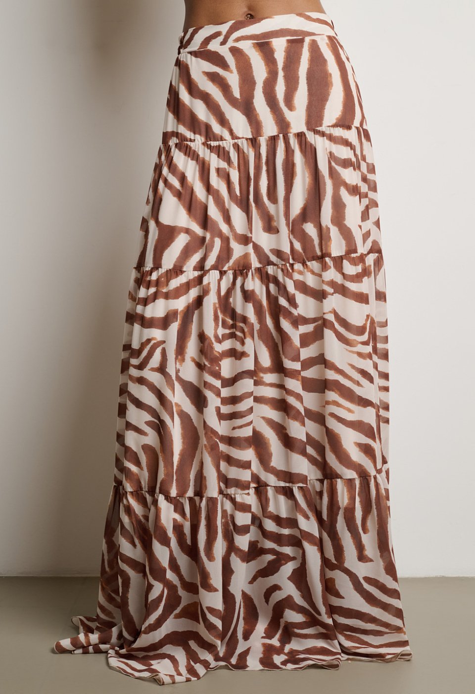 Μάξι φούστα με Zebra Print