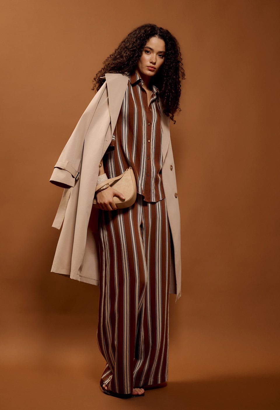 Striped pants and shirt set