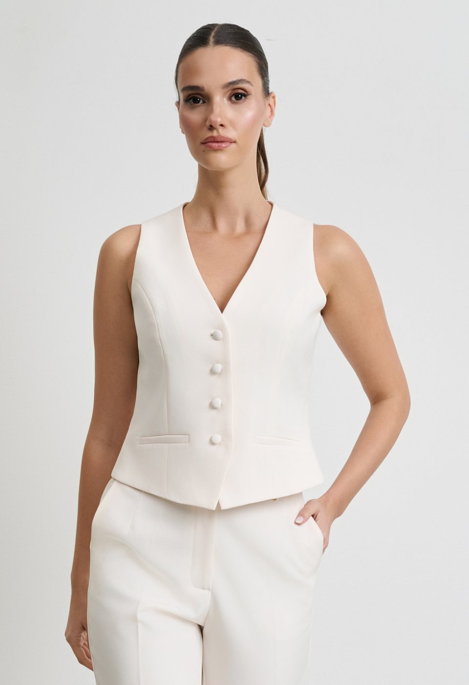 Classic-cut vest
