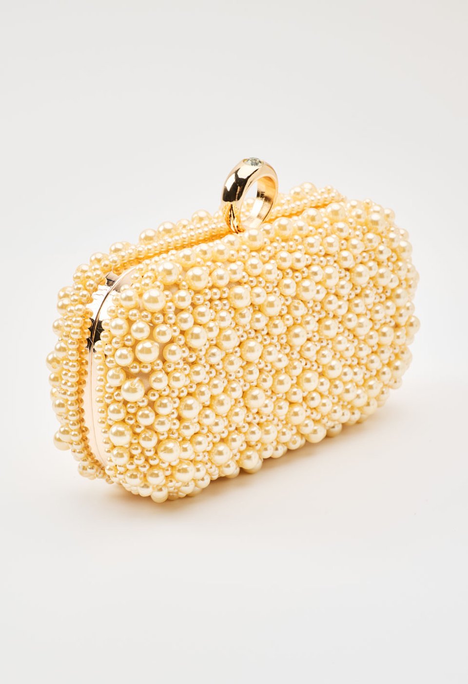 Evening bag with pearls