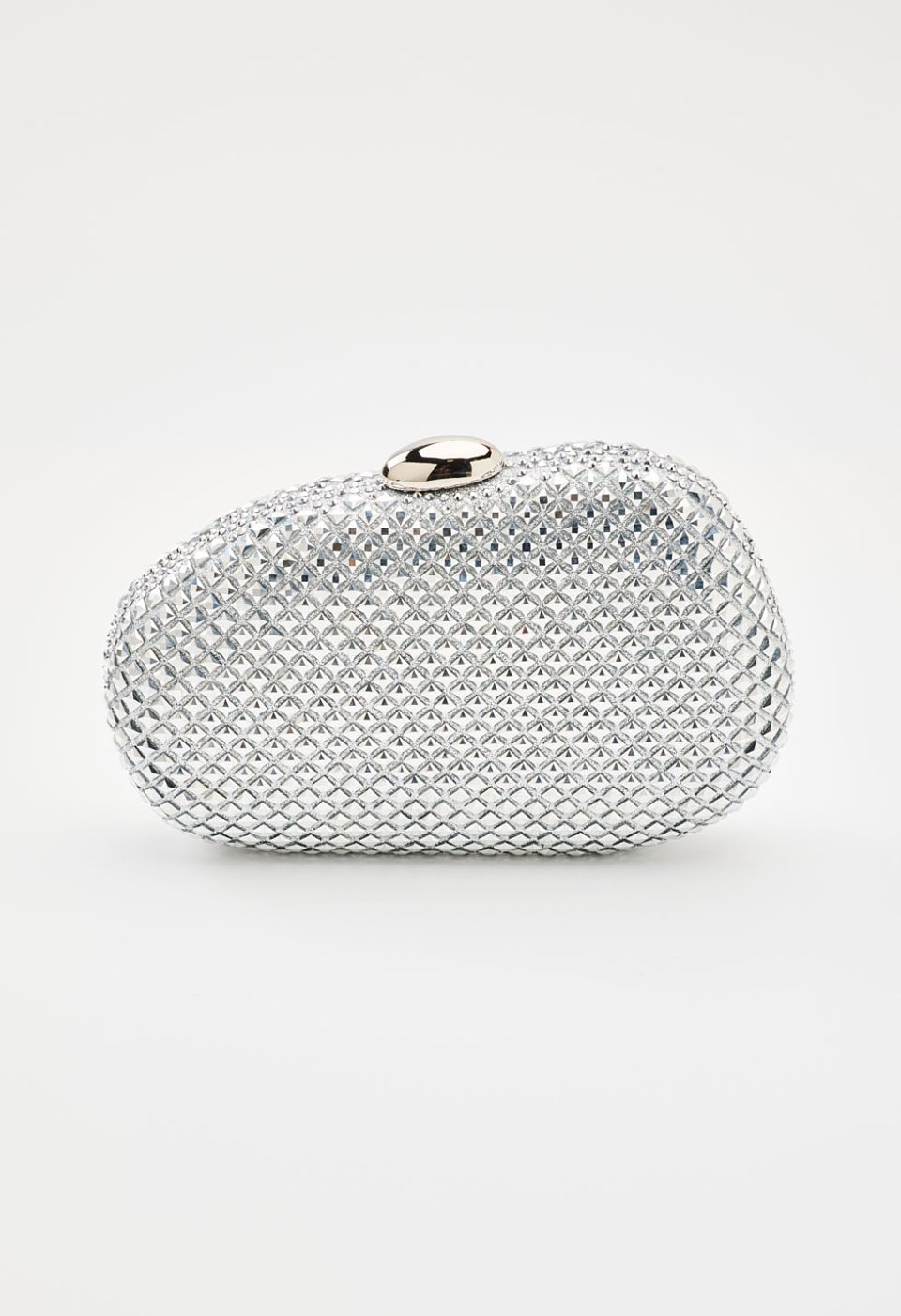 Pouch with glitter and rhinestones