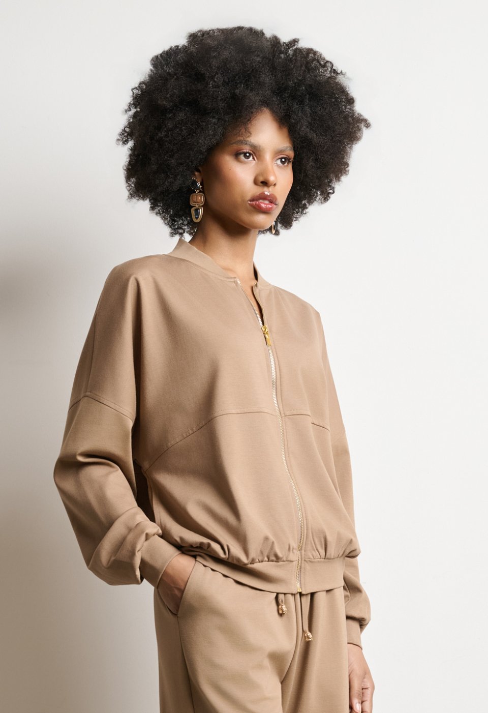 Zip-up hoodie