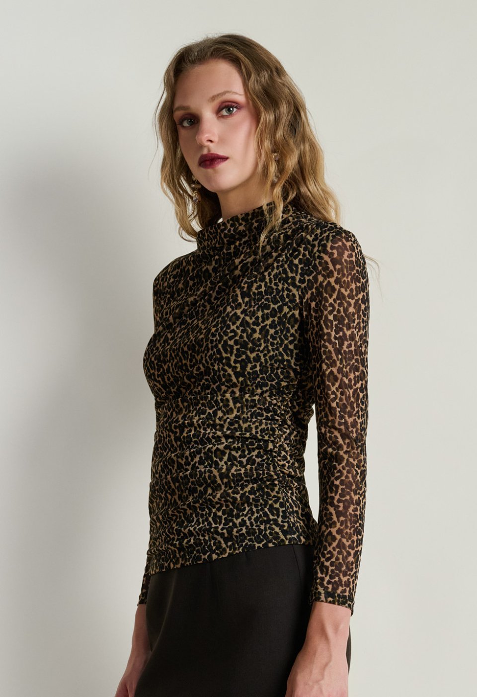 Μπλούζα με animal print