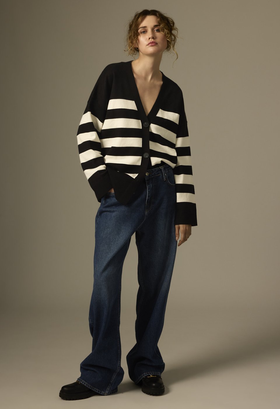Τζιν loose wide leg