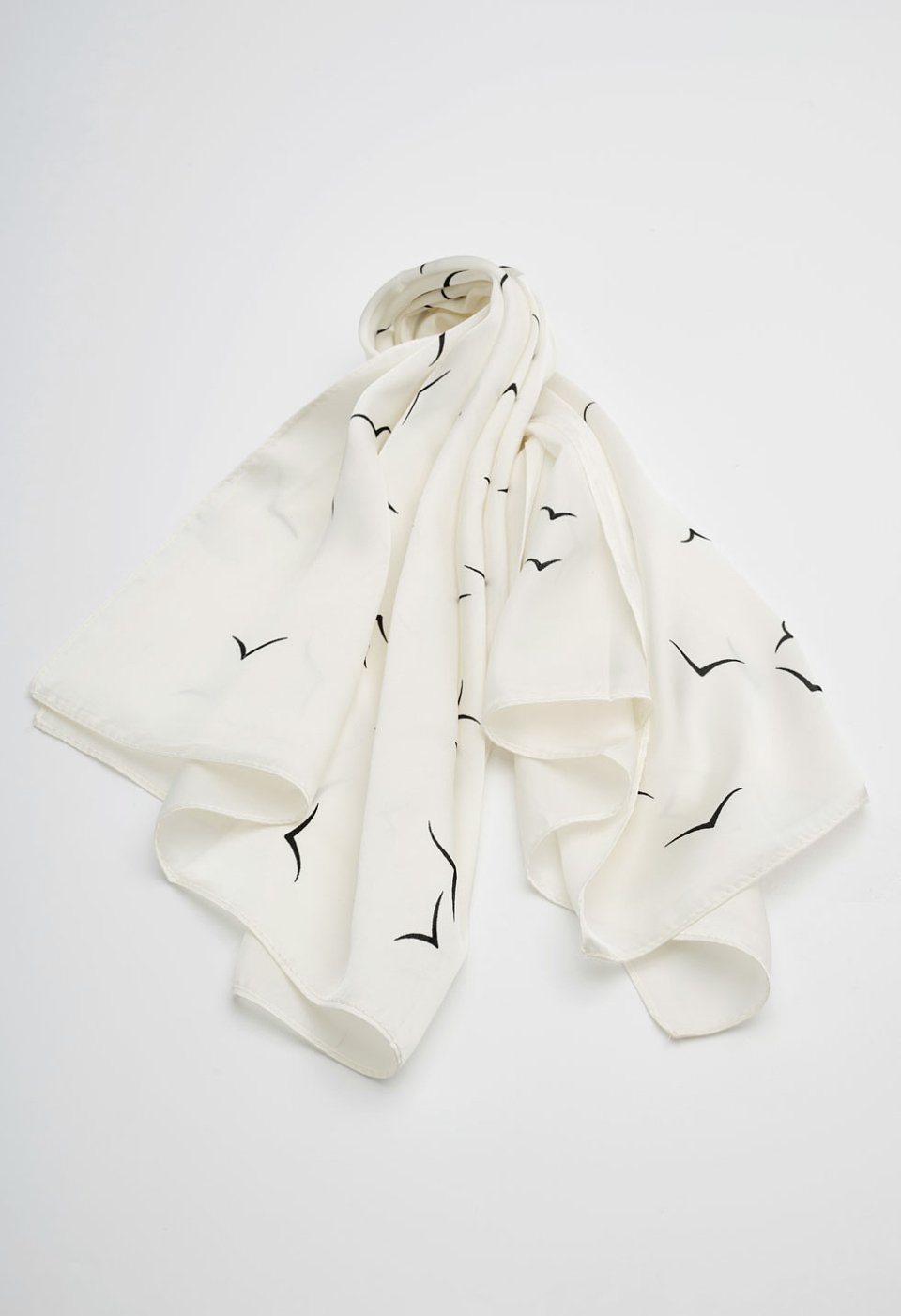 Minimal print scarf