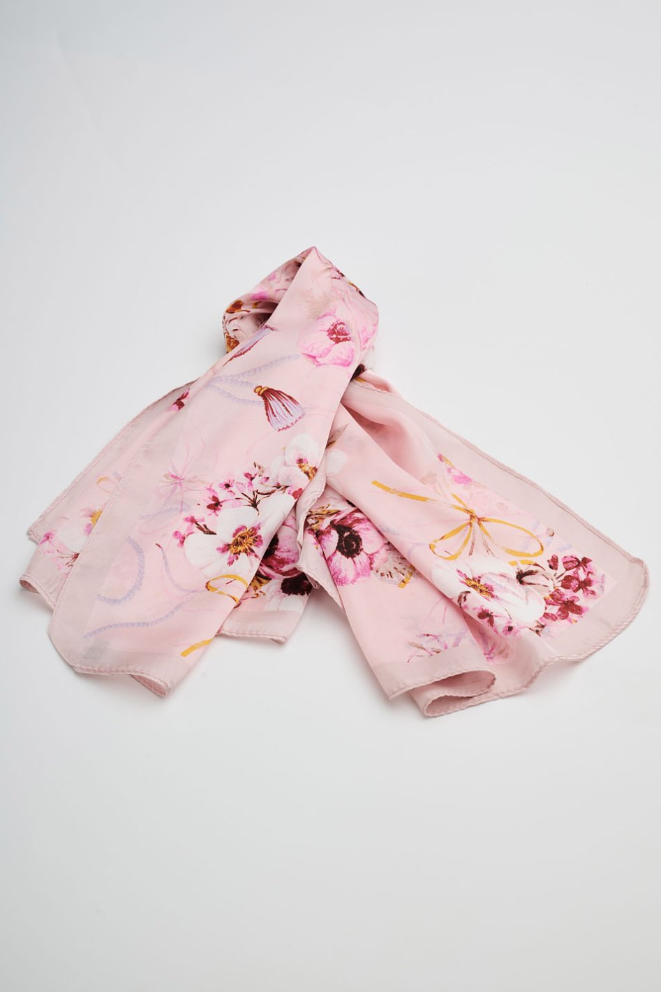 Floral print scarf