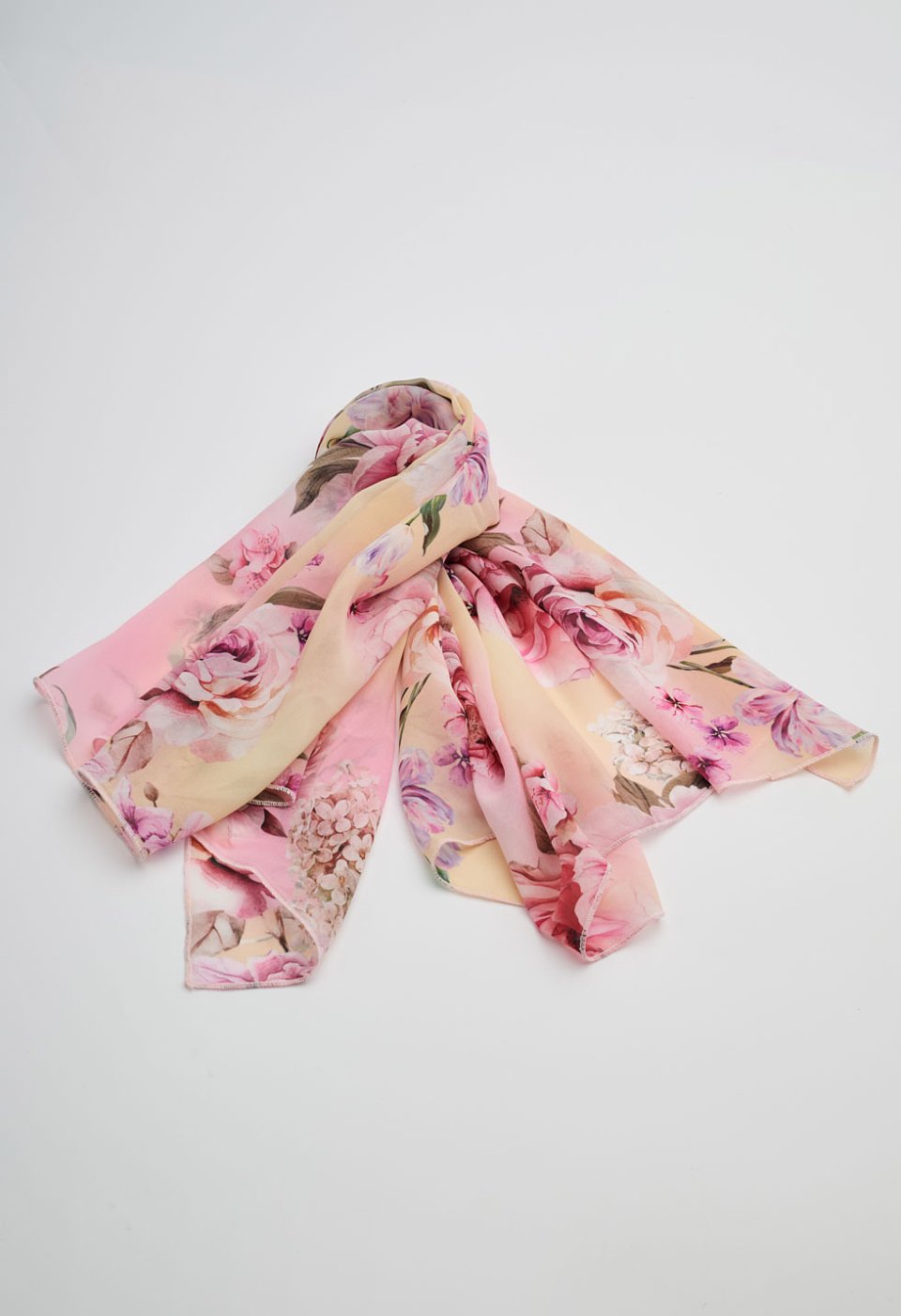 Floral pattern scarf