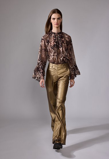 Metallic pants