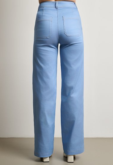 Ψηλόμεσο παντελόνι wide leg