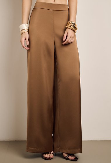 Satin trousers