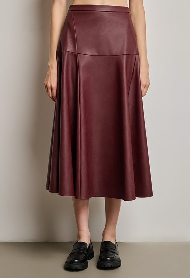 A-line midi skirt