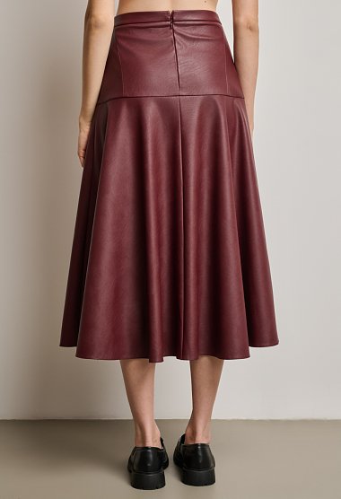 A-line midi skirt