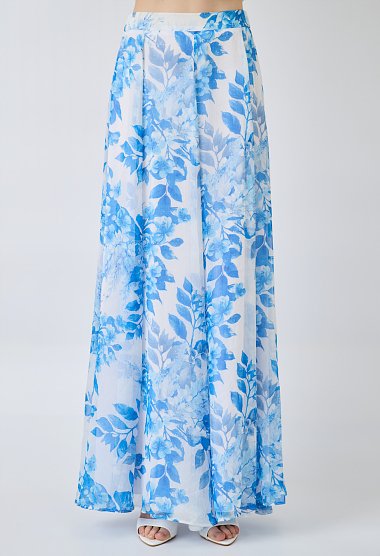 Floral maxi skirt