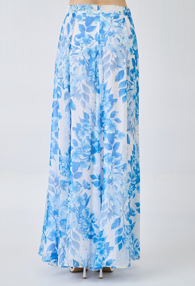 Floral maxi skirt