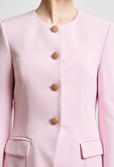 Blazer with gold buttons