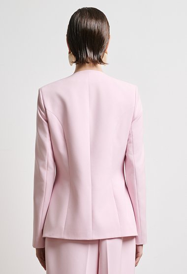 Blazer with gold buttons