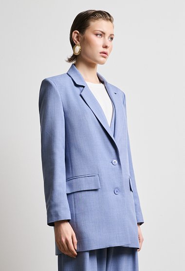 Relaxed-fit blazer