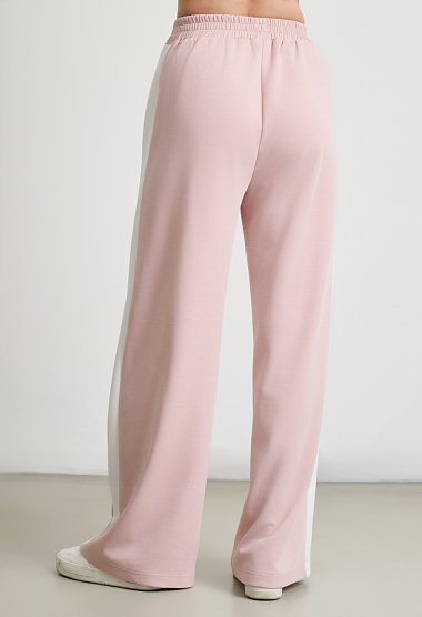 Sweatshirt set with side stripe
