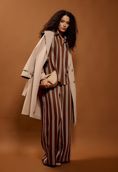 Striped pants and shirt set