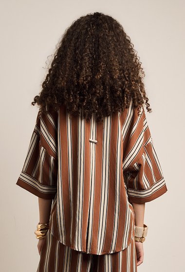 Striped pants and shirt set