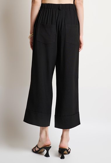 Vest and culotte pants set