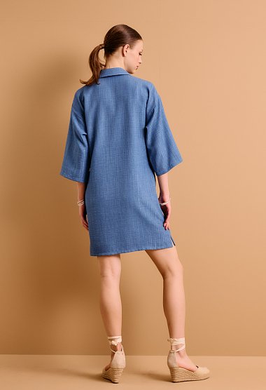 Dress with a collar