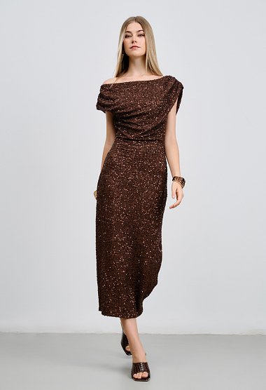 Sequin midi dress
