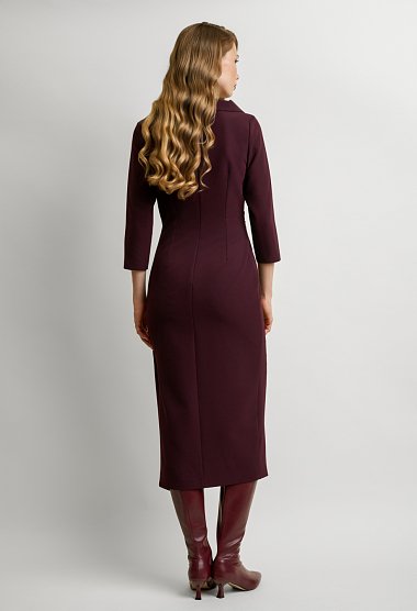 Midi wrap dress