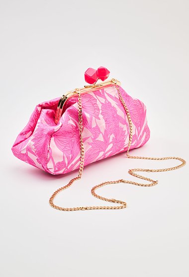 Floral fabric handbag
