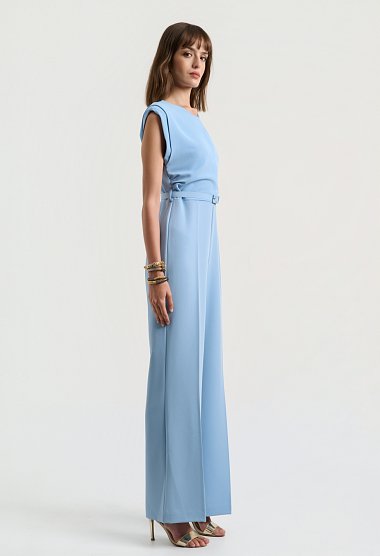Belted jumpsuit