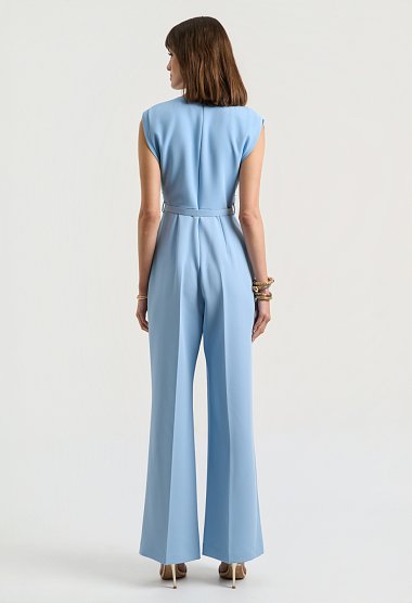 Belted jumpsuit
