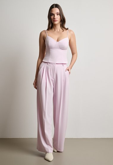 Top with cups and straps