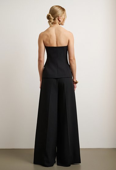 Παντελόνα ψηλόμεση Wide Leg