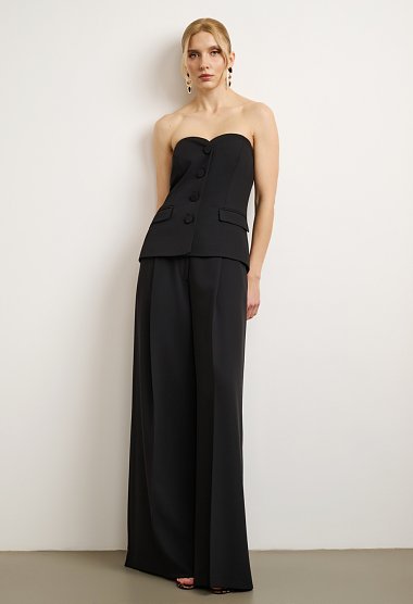 Παντελόνα ψηλόμεση Wide Leg