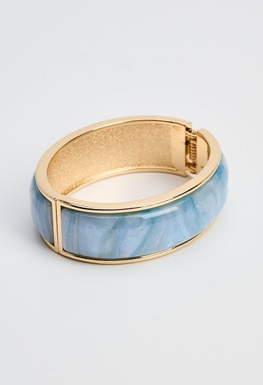 Bracelet with marble effect