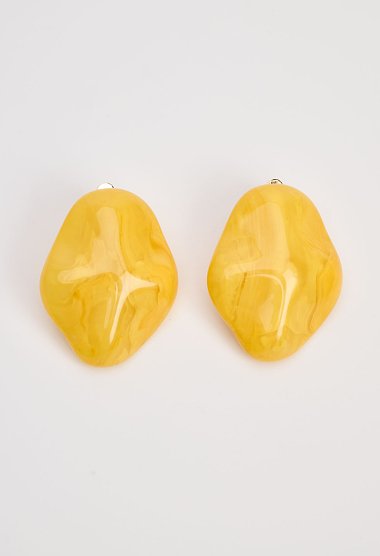 Clip-on σκουλαρίκια με marble εφέ