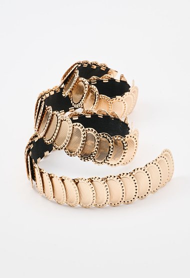 belt with metal decorative plates