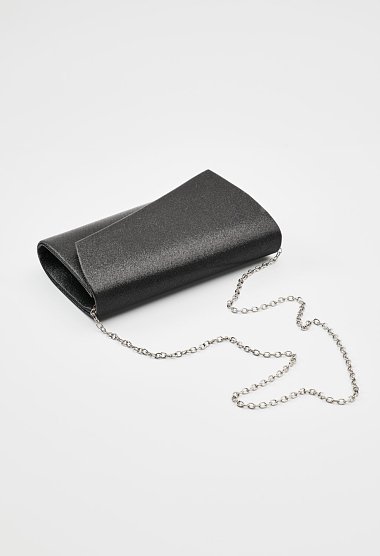 Envelope clutch with glitter