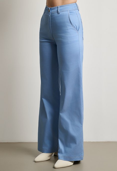 Ψηλόμεσο παντελόνι wide leg