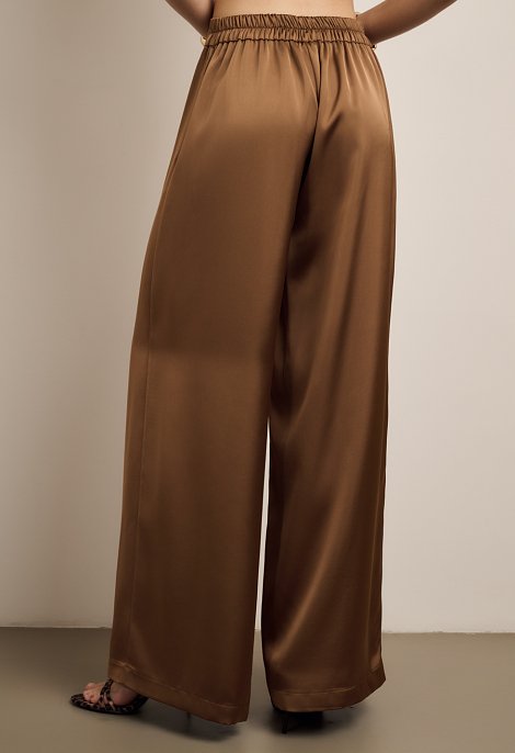 Satin trousers