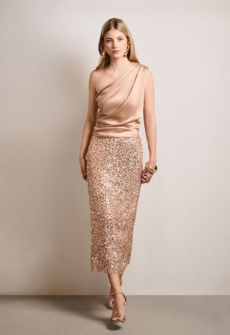 Sequin skirt