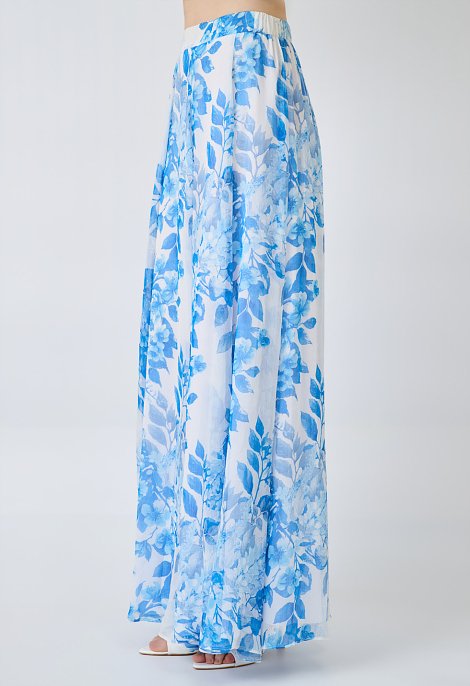 Floral maxi skirt