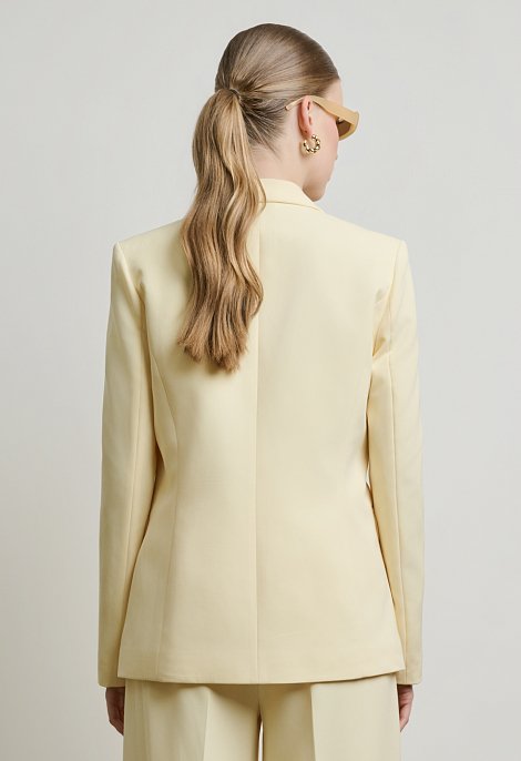 Straight-cut blazer