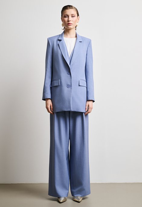 Relaxed-fit blazer